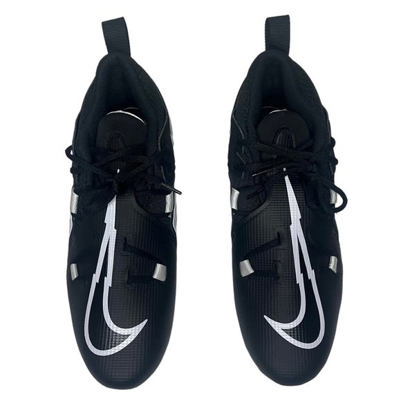 [CT6649-001] Nike Men’s Alpha Menace Pro 3 Black/White Football Cleats - Picture 3 of 5